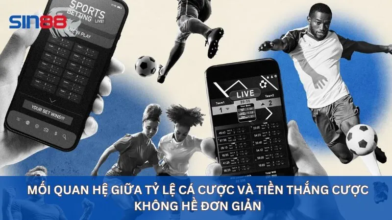 Mối quan hệ giữa tỷ lệ cá cược và tiền thắng cược