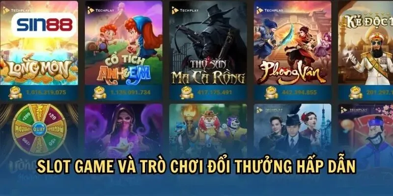 Sin88 - Link vào nhà cái sin88 chính thức nhận 88K ngay 9 Slot game sin88 có cách chơi đơn giản và thưởng lớn